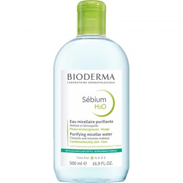 Bioderma Sebium H2O arc-és sminklemosó micellás víz 500 ml
