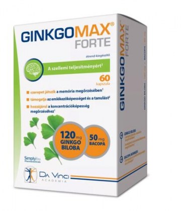GinkgoMAX Forte lágyzselatin kapszula 60 db