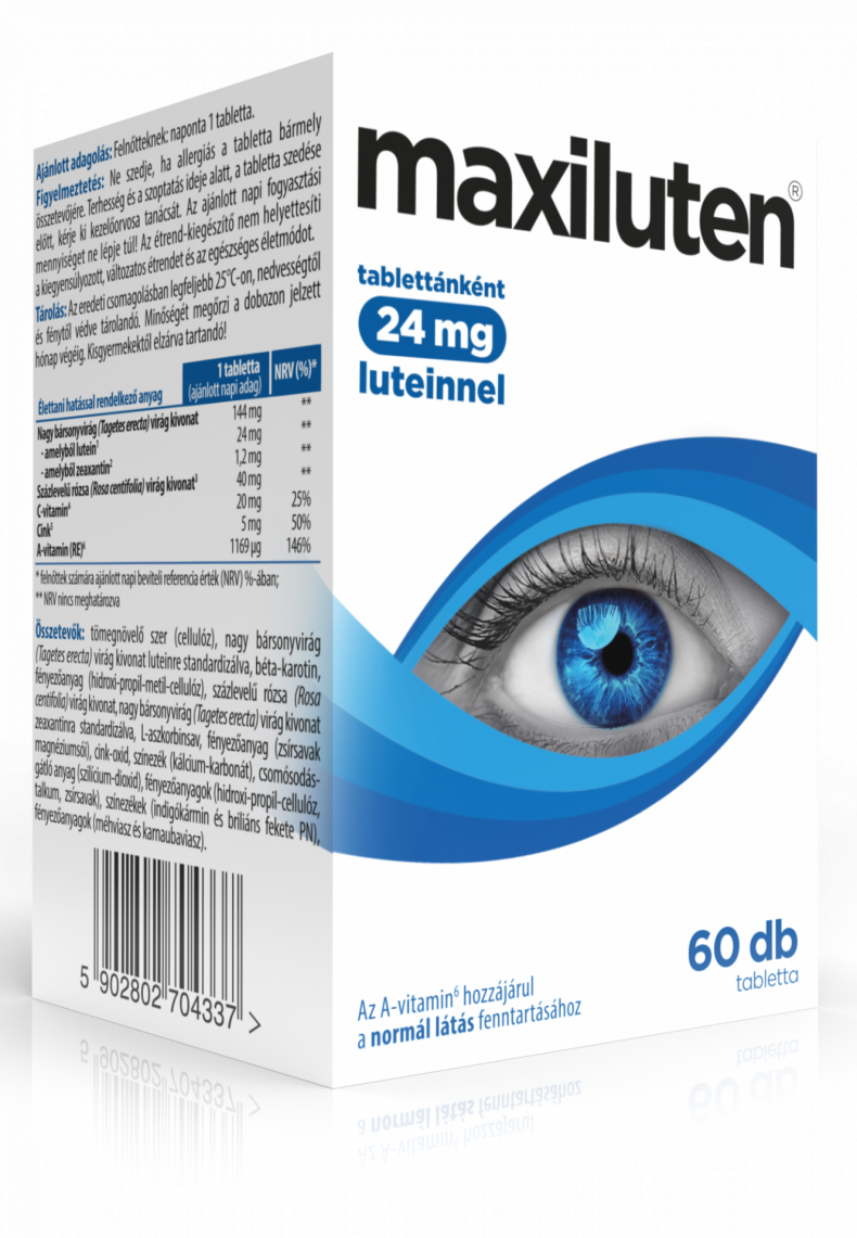 Maxiluten lutein tabletta 60db
