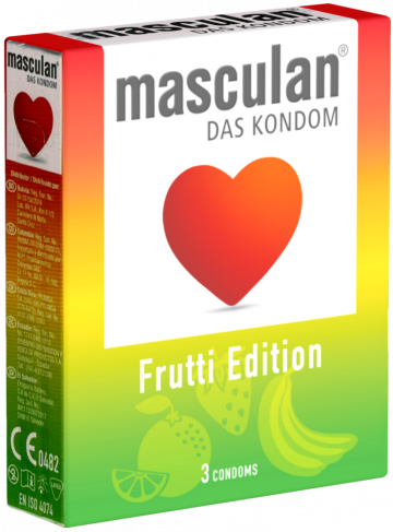 Óvszer Masculan Frutti Edition (ízesített)  3X