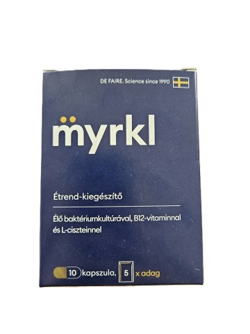 Myrkl Élő Baktériumkultúrával+B12-Vitaminnal+L-Ciszteinnel Rendelkező Kapszula 10X