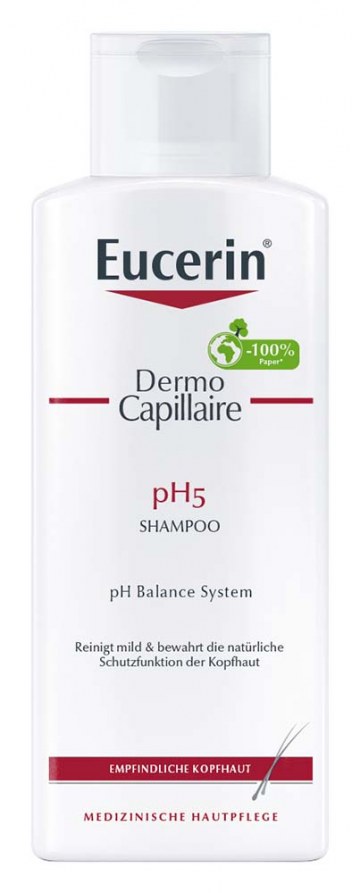 Eucerin DermoCapillaire pH5 kímélő sampon 250 ml