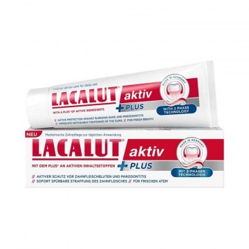 Lacalut Aktiv plus fogkrém 75ml