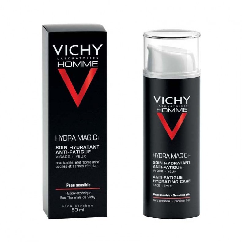 VICHY Homme Hydra Mag C+ hidratáló arc + szemránckrém (50ml)