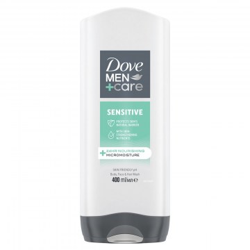 Dove Men+Care Sensitive férfi tusfürdő érzékeny bőrre 400 ml