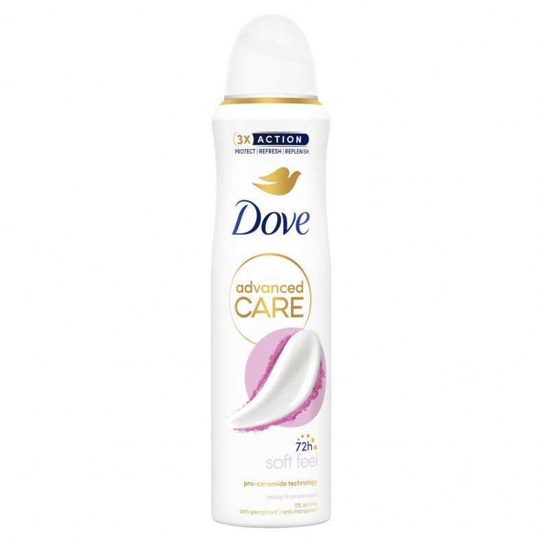 Dove Advanced Care Soft Feel női izzadásgátló dezodor 150 ml