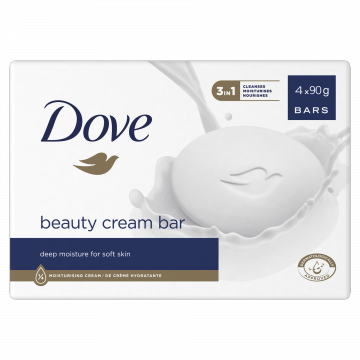 DOVE Beauty Cream szépségápoló krémszappan 4x 90 g