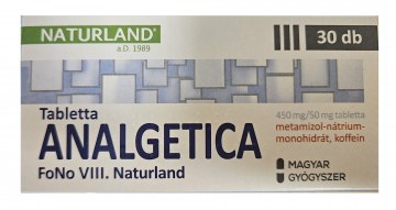 Naturland Analgetica tabletta Fono VIII 30x