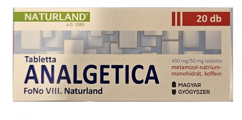 Naturland Analgetica Tabletta Fono VIII 20x