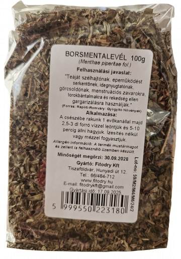 FITODRY Borsmentalevél 100g