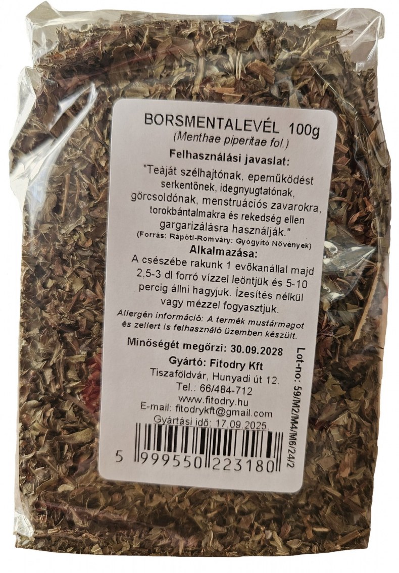 Fitodry Borsmentalevél 100g