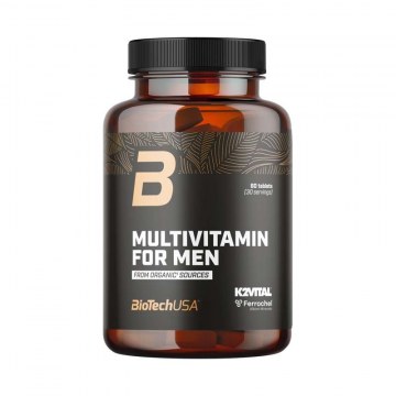 BioTechUSA Multivitamin For Men from organic sources 60X