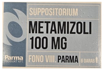 Parma Suppositorium Metamizoli 100mg Fono VIII 6x