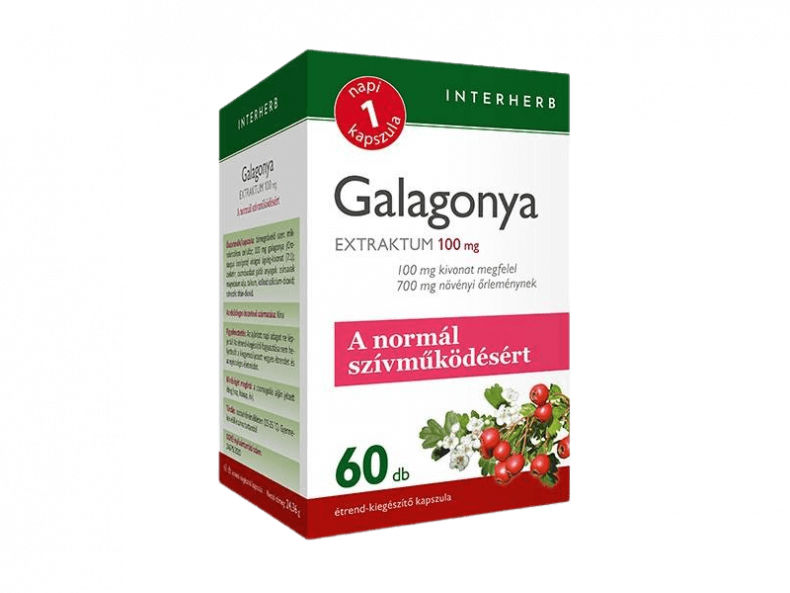 Galagonya Extractum Kapsz. 60X Interherb
