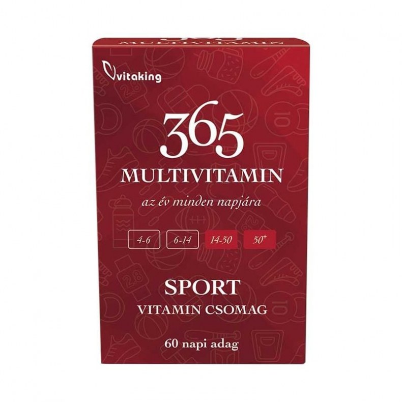 Vitaking 365 Multivitamin Sport csomag 60x
