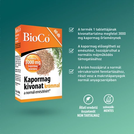 BioCo Kapormag kivonat krómmal 3000mg 60X - Image 2