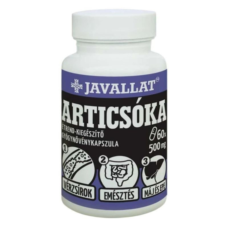 Javallat Articsóka Étrend-Kiegészítő Gyógynövény 60db