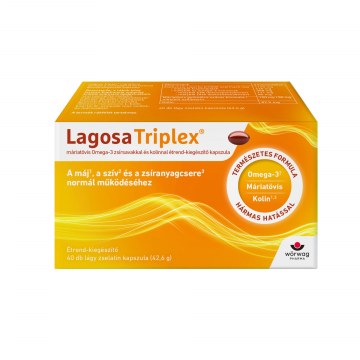 Lagosa Triplex® Máriatövis + Omega 3 Kapszula 40x