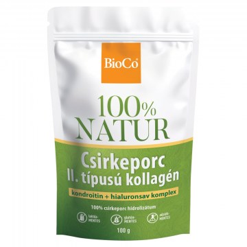BioCo 100% NATUR Csirkeporc 2. típusú kollagén kondroitin+hialuronsav komplex 100g