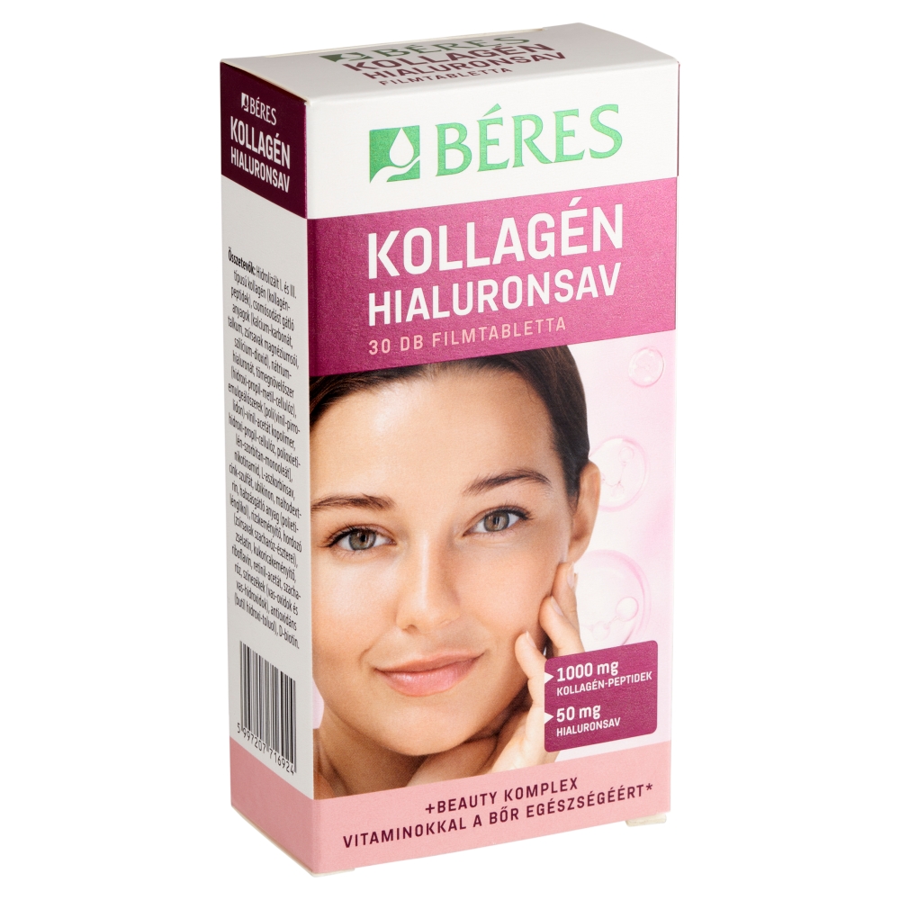 Béres Kollagén Hialuronsav 30X Filmtabletta - Image 3