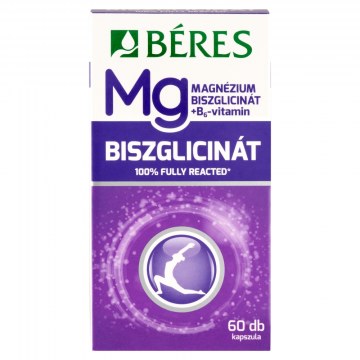 Béres Magnézium Biszglicinát +B6 vitamin 60X kapszula
