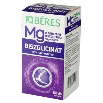 Alternative view of Béres Magnézium Biszglicinát +B6 vitamin 60X kapszula