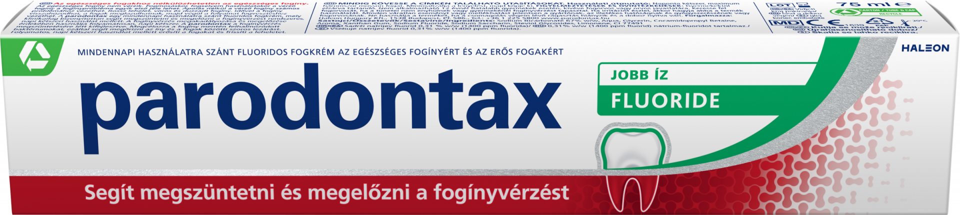 Parodontax Fogkrém Fluorid 75 Ml