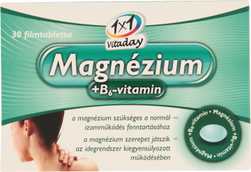 Vitaday Magnézium + B6-vitamin