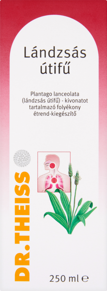 Alternative view of Dr. Theiss Lándzsás Útifű Szirup 250 ml