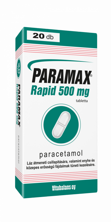 PARAMAX RAPID 500 MG TABL.  20X