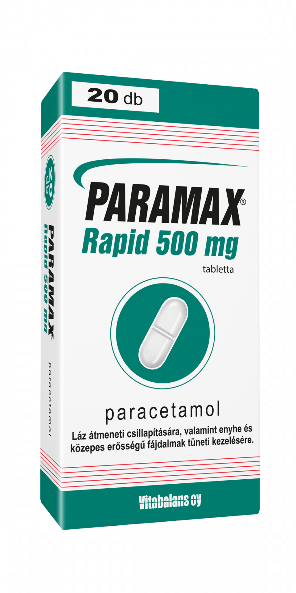 PARAMAX RAPID 500 MG TABL. 20X