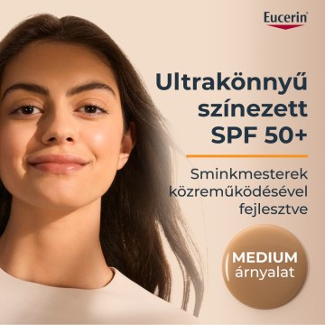 Alternative view of Eucerin Sun Hydro-Protect Ultrakönnyű színezett napozó fluid arcra SPF 50+ medium árnyalat 50 ml