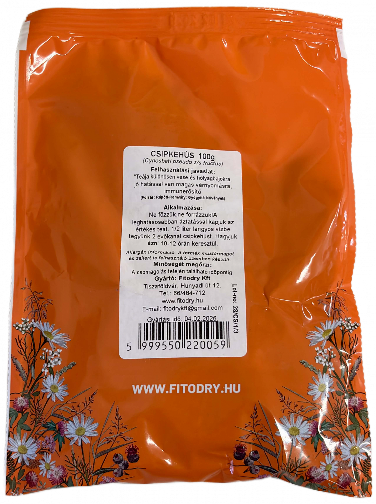 Fitodry Csipkehús 100 g - Image 2