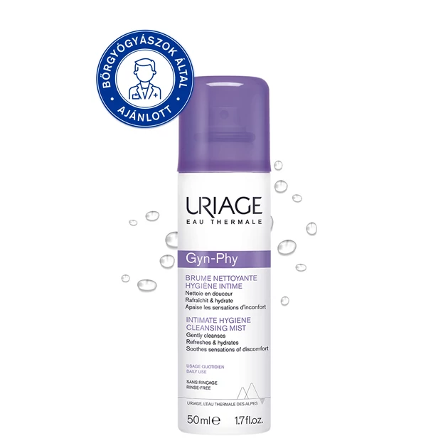 Uriage Gyn-Phy intim hidratáló tisztító spray 50 ml - Image 2