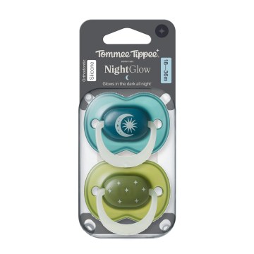 Tommee Tippee NightGlow cumi 18-36 hó 2 db