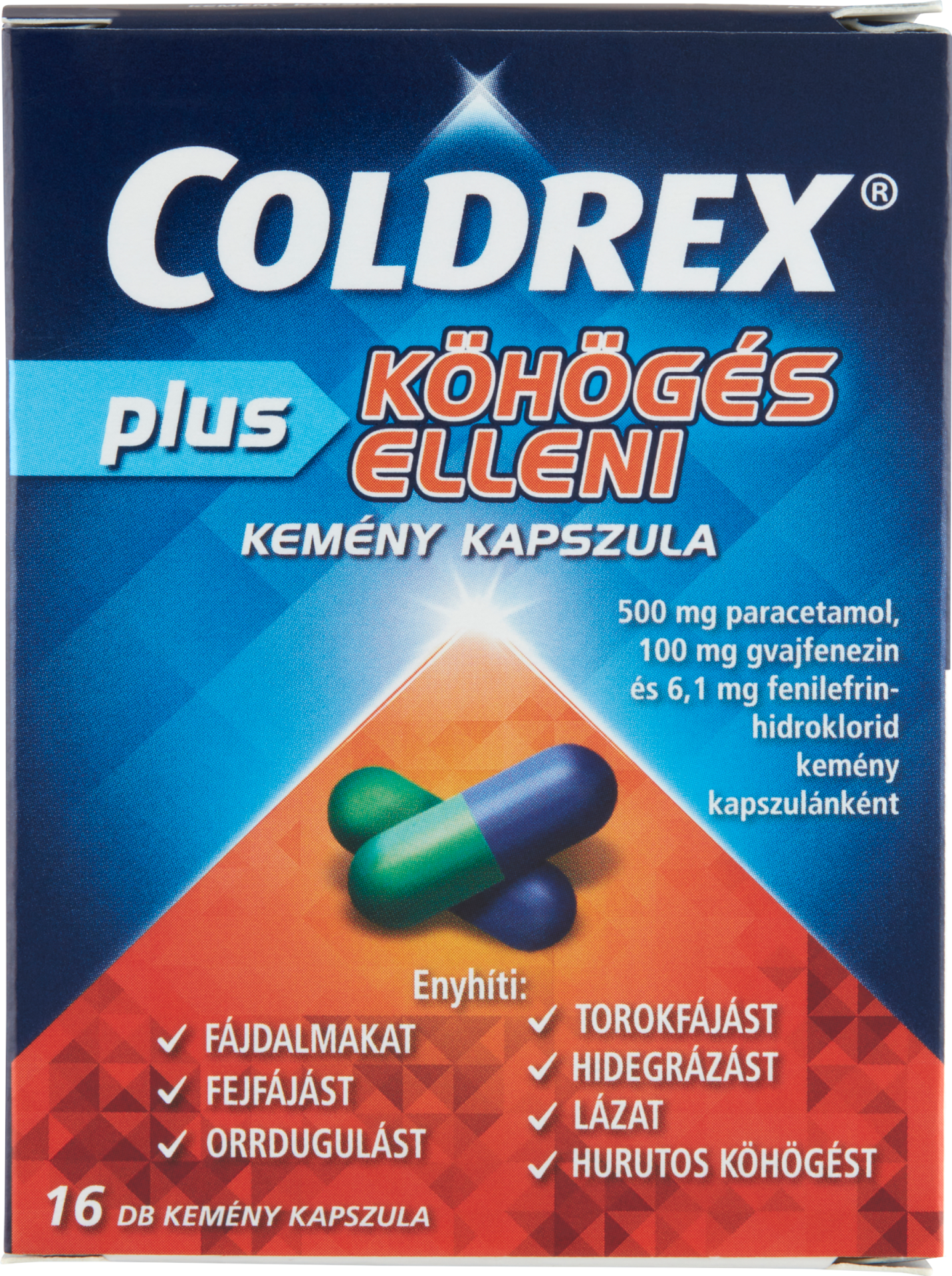 COLDREX PLUS KOHOGES ELLENI KEMENY KAPSZ. 16X - Image 3