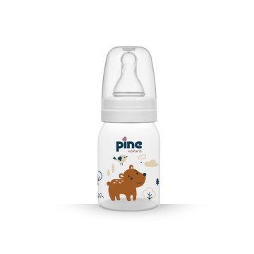 Pine Natura műanyag cumisüveg 0-6