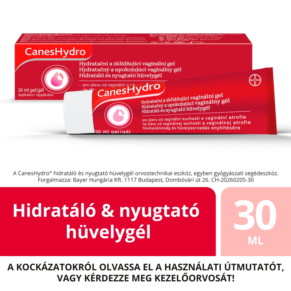 CanesHydro hidratáló és nyugtató hüvelygél 30 ml - Image 2