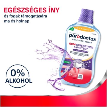 Alternative view of Parodontax Gum Strengthen & Protect with Hyaluronic Acid szájvíz 500 ml