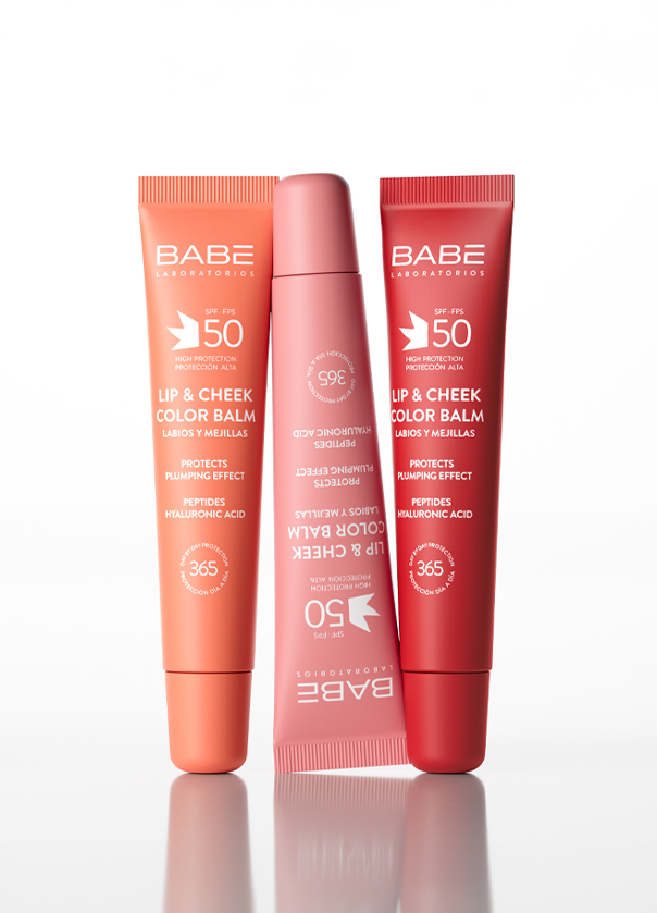 Babé nappali színezett szájfény és pirosító SPF50 piros 20 ml - Image 2