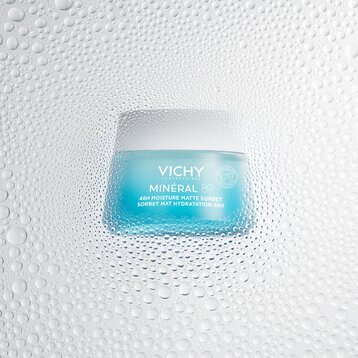 Vichy Minéral 89 48h hidratáló mattító sorbet kombinálttól a zsíros bőrig 40 ml - Image 3
