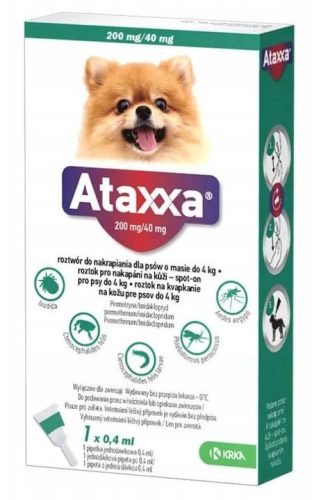 Ataxxa rácsepegtető oldat 0-4 kg